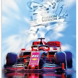 Top-Angebot Charles Leclerc Startnummer 16 U4LC Wandbild
