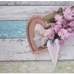 Stillleben mit Kirschblüten und Herzen S8OJ Wandbild Top-Seller