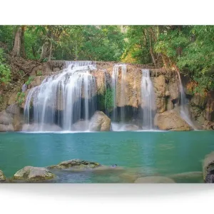 Wasserfall im Wald National Park S6CI Wandbild Knallerangebot