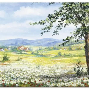 Heißes Angebot Margeritenfeld L2TE Wandbild