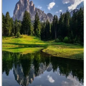 Sommer in Südtirol - Dolomiten U3LU Wandbild Gratis Versand