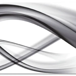 Abstrakte Komposition (s/w) S7KQ Wandbild Sonderangebot