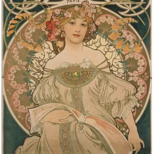 Neue Kollektion Plakat für F. Champenois. 1897 T7EM Wandbild