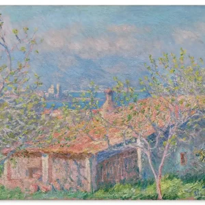 Das Haus des Gärtners in Antibes. 1888 U3FA Wandbild Preis Gesenkt