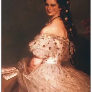 Garantierte Lieferung Kaiserin Elisabeth von Österreich, 1865 S9DG Wandbild