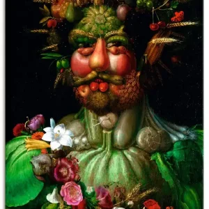 Echt Vertumnus (Kaiser Rudolf II.). 1590 T6XA Wandbild