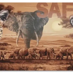 Safari T2ZY Wandbild Kracherpreis