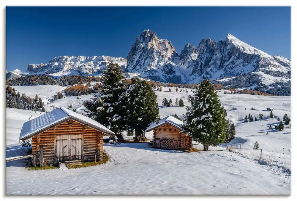 Herbst auf der Seiser Alm Südtirol Wandbild Beliebt