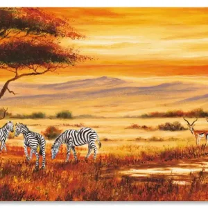 Bestpreis Afrikanische Landschaft I T1LF Wandbild