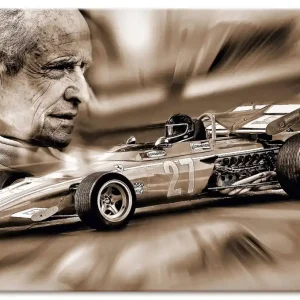 Angebot Die belgische Legende Jacky Ickx Wandbild
