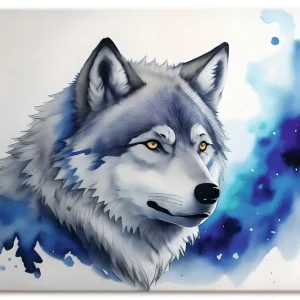 Finale Aktion Wolf Wandbild