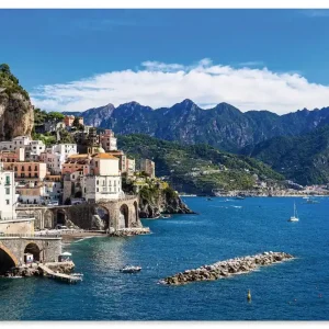 Atrani an der Amalfiküste in Italien Wandbild Highlight