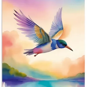 Top-Preis Phantasie Vogel U5GF Wandbild