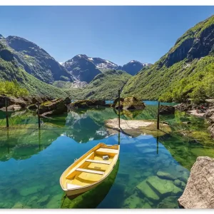 Beliebt Gletschersee Bondhusvatnet in Norwegen U5HG Wandbild