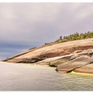 Finale Aktion Ostseeküste auf Blå Jungfrun in Schweden U5HF Wandbild