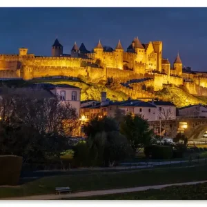 Top-Angebot Mittelalterstadt Carcassonne Languedoc U5HY Wandbild