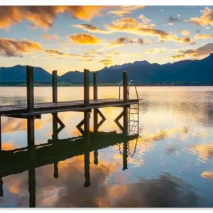 Sonnenaufgang am Forggensee U5CF Mega-Angebot