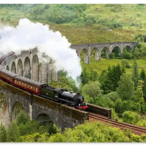Historischer Dampfzug, Schottland U5CN Nur Für Kurze Zeit