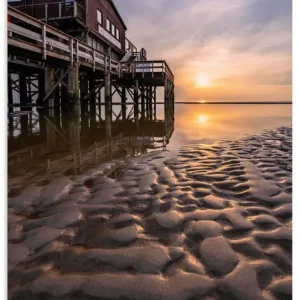 St. Peter Ording Deutschland U4TT Wandbild Direkt Vom Hersteller
