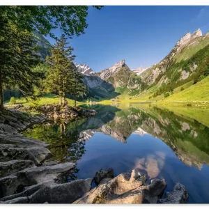 Seealpsee Schweiz U4TP Wandbild Expressversand