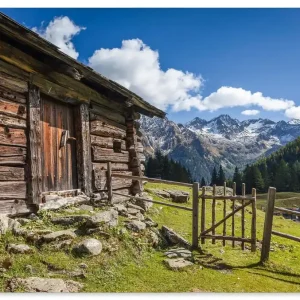 Bestseller Alte Berghütte, Steiermark, Österreich U4RH Wandbild