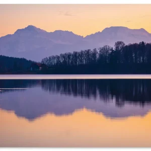 Top-Angebot Abend am Abtsdorfer See U4PO Wandbild