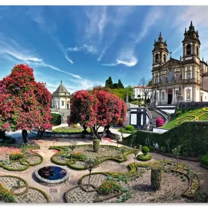 Bom Jesus do Monte in Braga - Portugal U3NF Wandbild Neuheit