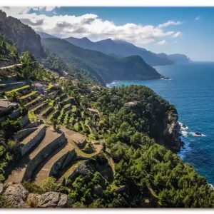 Terrassen an Torre des Verger, Mallorca U3SH Wandbild Online Kaufen