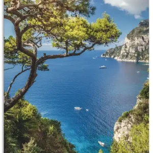 Punta de Masullo, Insel Capri, Italien U2IU Wandbild Geprüft