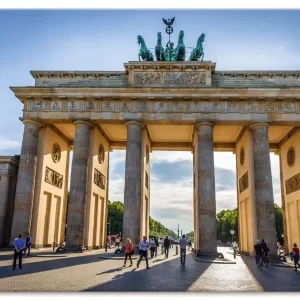 Brandenburger Tor in Berlin U2IM Wandbild Schnäppchen