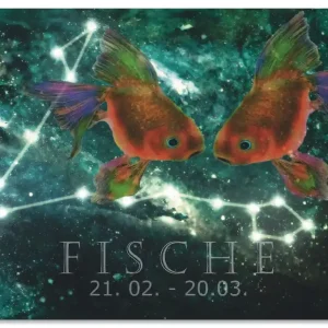 Sternzeichen - Fische U2IE Wandbild Top-Preis