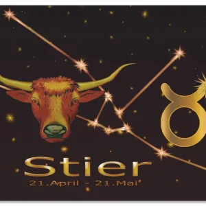 Sternzeichen - Stier U2HS Wandbild Nur Für Kurze Zeit