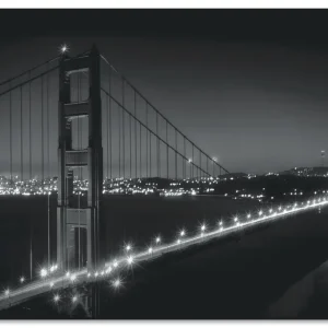 Golden Gate Bridge am Abend II U2GJ Wandbild Echt