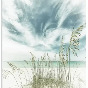 Billig Himmlische Stille am Strand Vintage U2FZ Wandbild