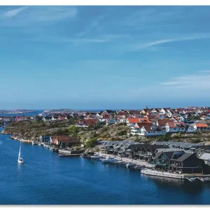 Bestseller Blick auf den Ort Smögen in Schweden U2MI Wandbild