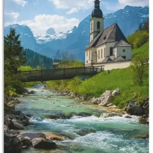 Frühling in Ramsau U1WB Wandbild Letzte Chance