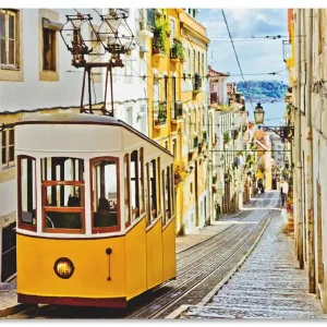 Ascensor da Gloria in Lissabon U1WY Wandbild Beliebt