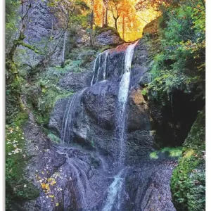 Saisonangebot Niedersonthofener Wasserfall im Allgäu U2AC Wandbild
