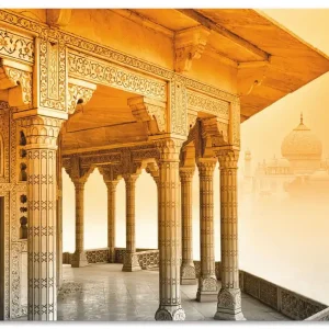 Schnäppchen Fort Agra mit Taj Mahal U1ZK Wandbild