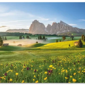Frühling auf der Seiser Alm U1XT Wandbild Neuheit