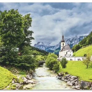 Top-Angebot Pfarrkirche St. Sebastian Ramsau II U2LJ Wandbild