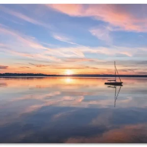 Sonnenuntergang am Starnberger See II U2FJ Wandbild Meistverkauft