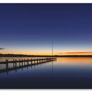 Direkt Vom Hersteller Sonnenuntergang am Starnberger See I U2FI Wandbild