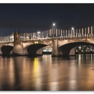 Begrenztes Angebot Die Mittlere Rheinbrücke U1SL Wandbild