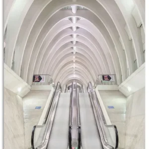 Die Rolltreppe U1SH Wandbild Echt