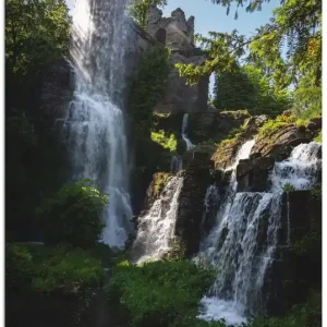 Wasserfall bei Wasserspielen in Kassel R2XX Wandbild Günstig