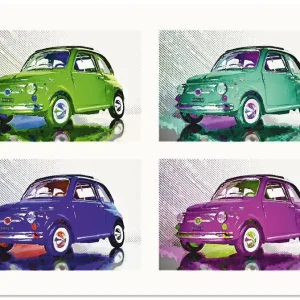 Billig POP ART Der kleine italienische Freund S8QC Wandbild