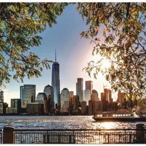 Sonnenaufgang über New York Q3VZ Wandbild Saisonangebot