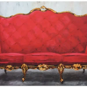 Geprüft Rotes Sofa Q2RK Wandbild