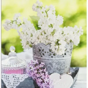 Sonderangebot Flieder und Shabby Chic Stillleben I R3MX Wandbild